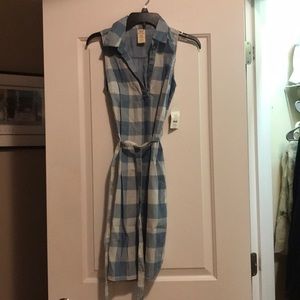 Cute checkered casual dress